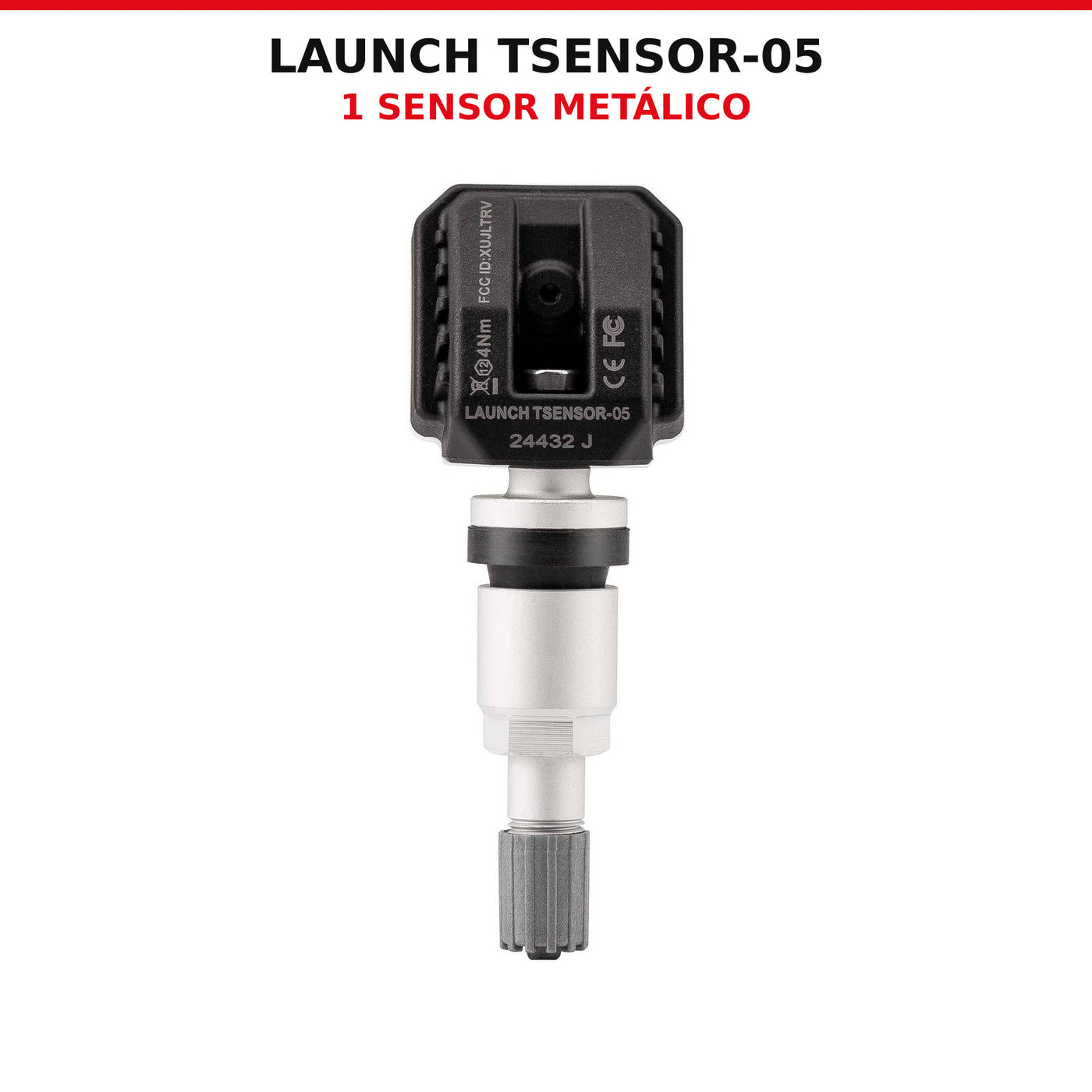 Launch TSENSOR-05 Sensor TPMS Metálico 315/433 MHz | 1 Pieza
